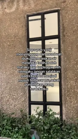 Kau menghina ibu ku karna kau tau ibuku tak membalasnya,tapi kau lupa aku adalah anak yg telah kau hina ituu#fyp 