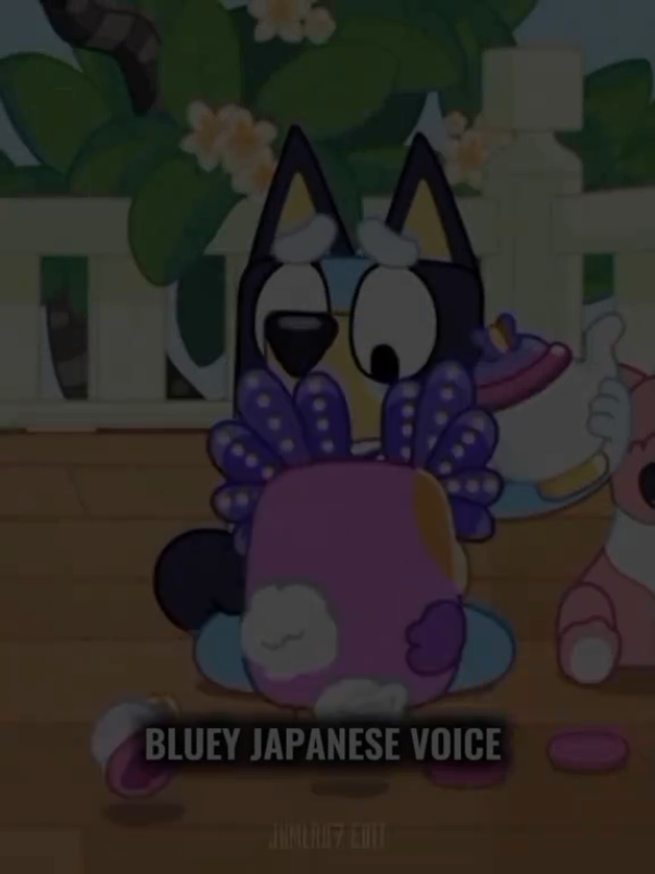 BLUEY JAPANESE VOICE PART 2 #bluey #japanesebluey #edit #capcut #blueemoji #ateeee😍 #fyppppppppppppppppppppppp #foryou #fyp #f #trending #asia #anime 