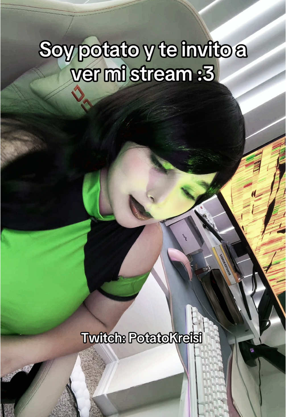 #cosplay #shego #kimpossiblecosplay #shegocosplay #twitch #streamer #mexico #outfit #makeup #cute #viral #paratii #fypシ #fyp #mexico🇲🇽 #streamersoftiktok #streamersoftwitch #latam #GamerGirl #girly #magic #blackmagic #cosplaygirl #cosplaytiktok #twitchaffiliate 