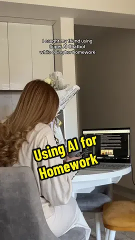caught my friend using this advanced AI app for her homework 😳🤫… #superai #LifeHack #gbt #aitools #productivity 