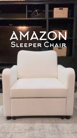Shop here - https://urlgeni.us/amzn/Sleeperchairnewpic This 4-in-1 Sleeper Chair is my new obsession! I bought it for Bill because he wanted a cozy recliner to watch tv! But this goes to the next level for versatility and comfort! Without compromising style!👌 The boucle fabric is gorgeous and stain resistant! I love how easily the ottoman pulls out and how many reclining options there are! So no matter what your mood you can find the perfect position! Run! These are going to sell out fast!🙀 #amazonhome #amazonfinds #homehacks 