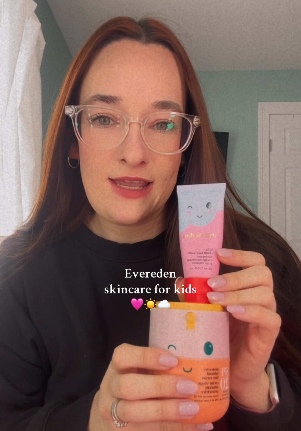 Skincare for kids 🩷☀️☁️ @Evereden // #skincareforkids #kidsskincare #evereden #everedenkids #skincare #skincareroutine #springtok #tiktokshopspringglowup 