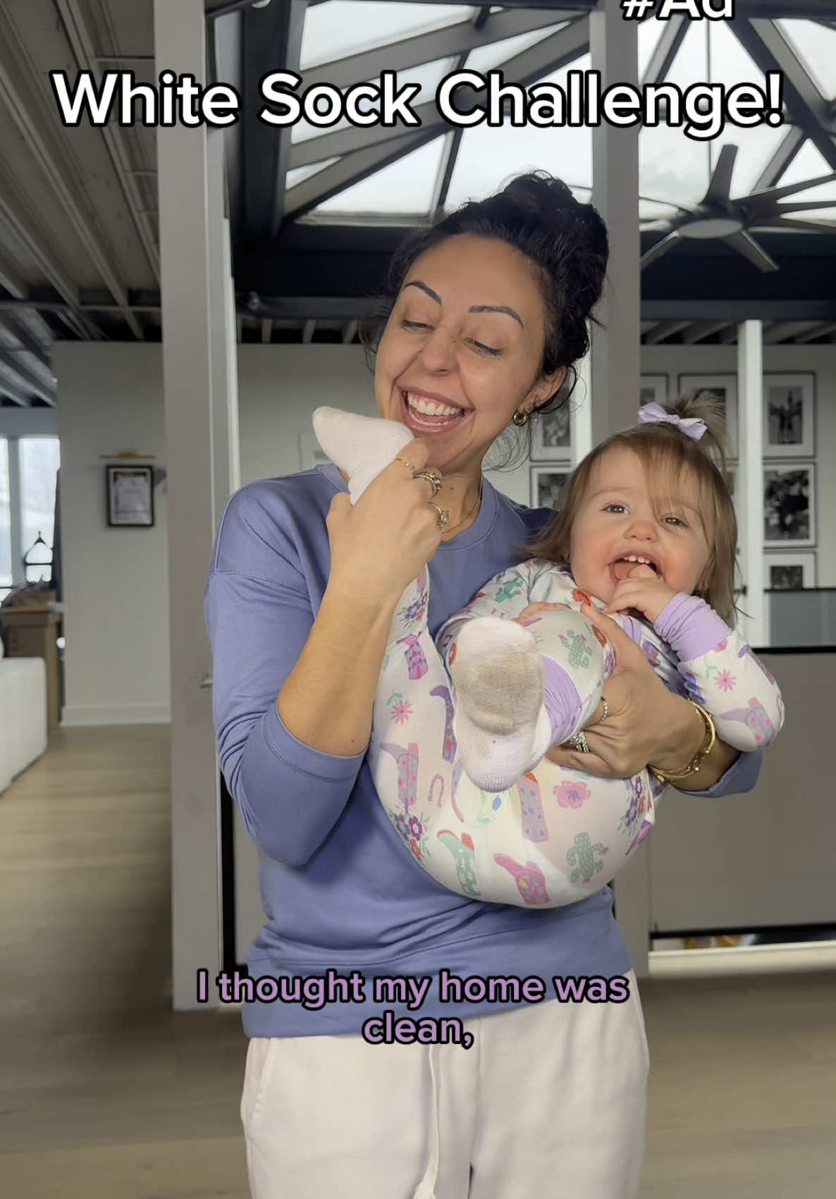 #SwifferPartner #Ad You don’t realize how dirty your floors are… until you see your socks. 👀🐾 The @Swiffer PowerMop leaves my floors fresh, spotless, and smelling amazing! Just clean, happy feet. Who’s trying the sock test next? Grab yours today at your local retailer! 🛒 #MopSmarter