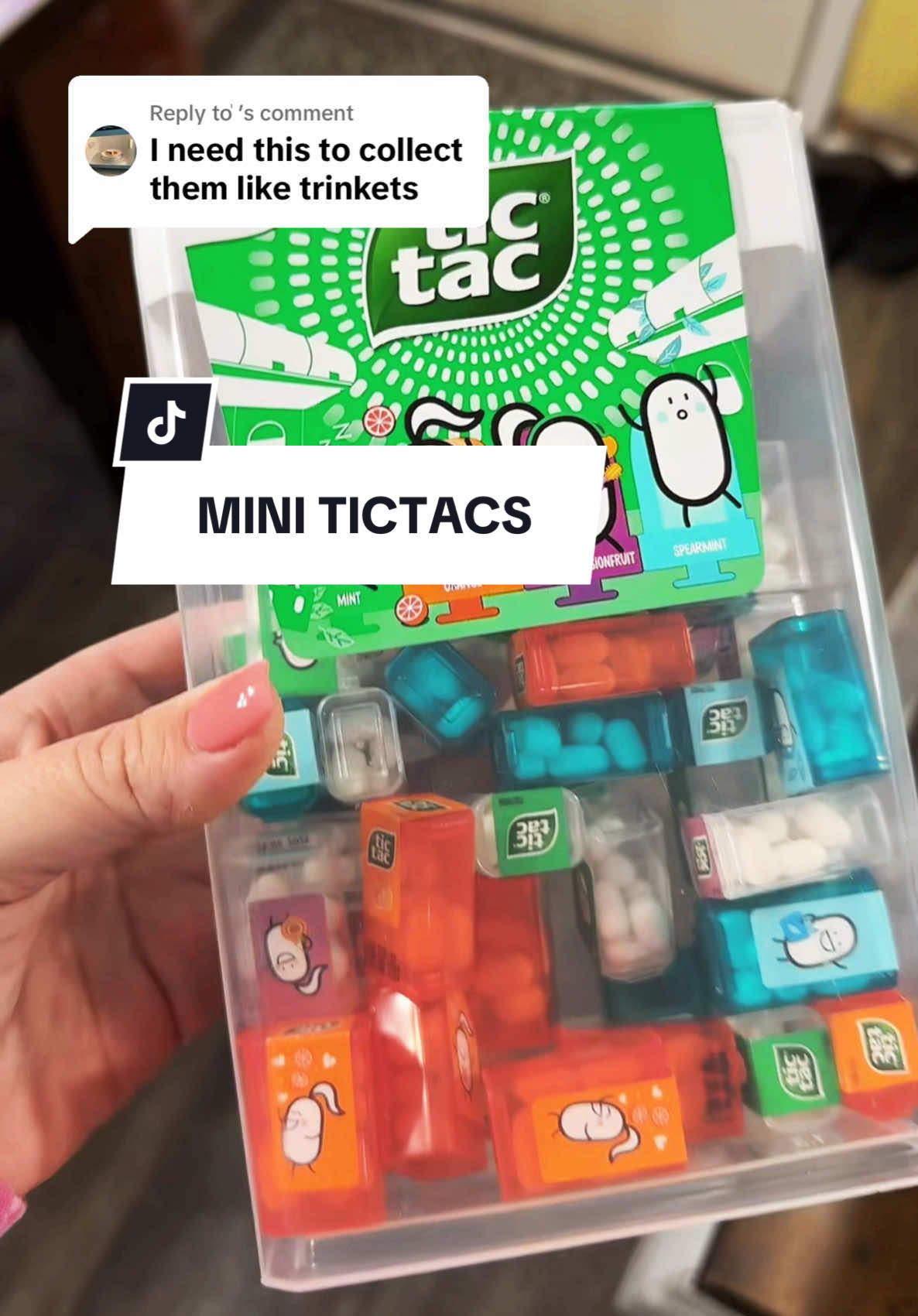 Replying to @່ #tictac #mints #tasty #mint #orange #spearmint #passiontruit #schoollunches #eastergiftideas #minis #tictacminis 