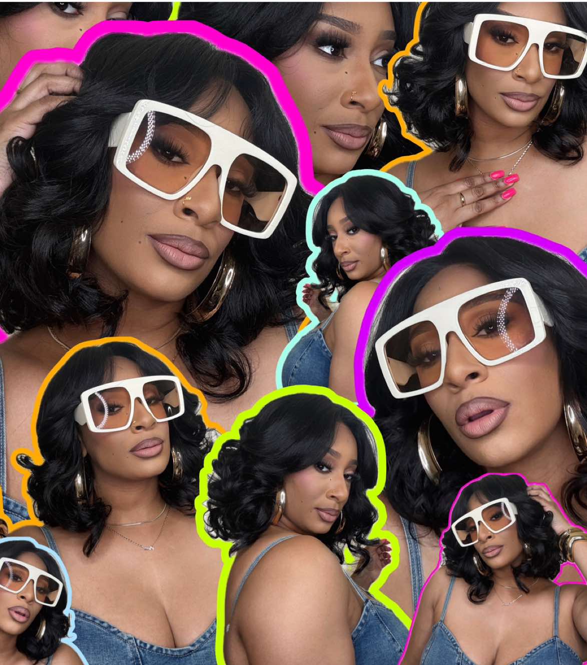 Ohhh baby this curly bob unit is fireee! @Sensationnel_hair  90’s bang unit 914 is a vibe! Get into the switch up!  . . @sensationnel_hair  90’s bang unit 914 #sensationnel #bang #synthetic #volume #body #curls #bob #wiginfluencer #wiginstall #synthetic  #sensationnelhair 