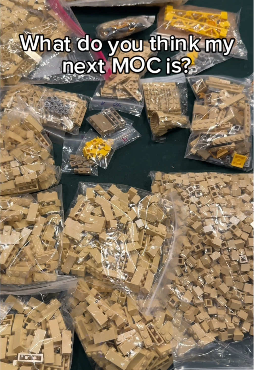 Any guesses on what our next MOC is? 🤔 Comment down below your guesses! #lego #legomoc 