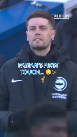So smooth our boss! 😮‍💨 #FabianHurzeler #BHAFC #PremierLeague