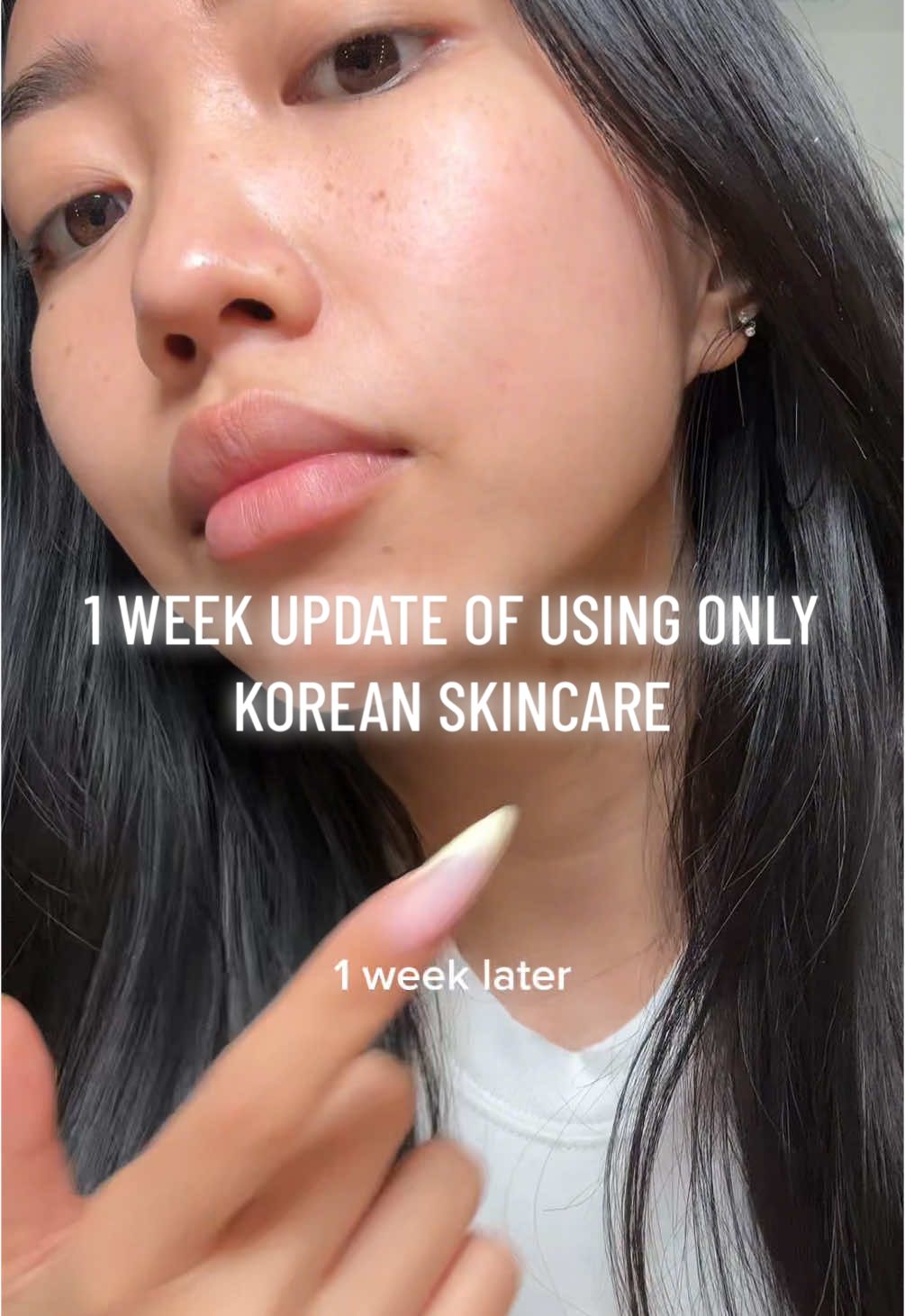 omg wait i’m using korean skincare for the rest of my life??? like if this is only one week likeeeeee…. i don’t talk about my skin too much but shes sensitive, dry, and acne prone. i also have psoriasis and eczema so i kinda get nervous trying new foundations that aren’t clean. so trying out makeup can be tough sometimes  #skincare #skincareupdate #koreanskincare #skincaretok #makeuptok #makeup #sensitiveskin #dryskin 