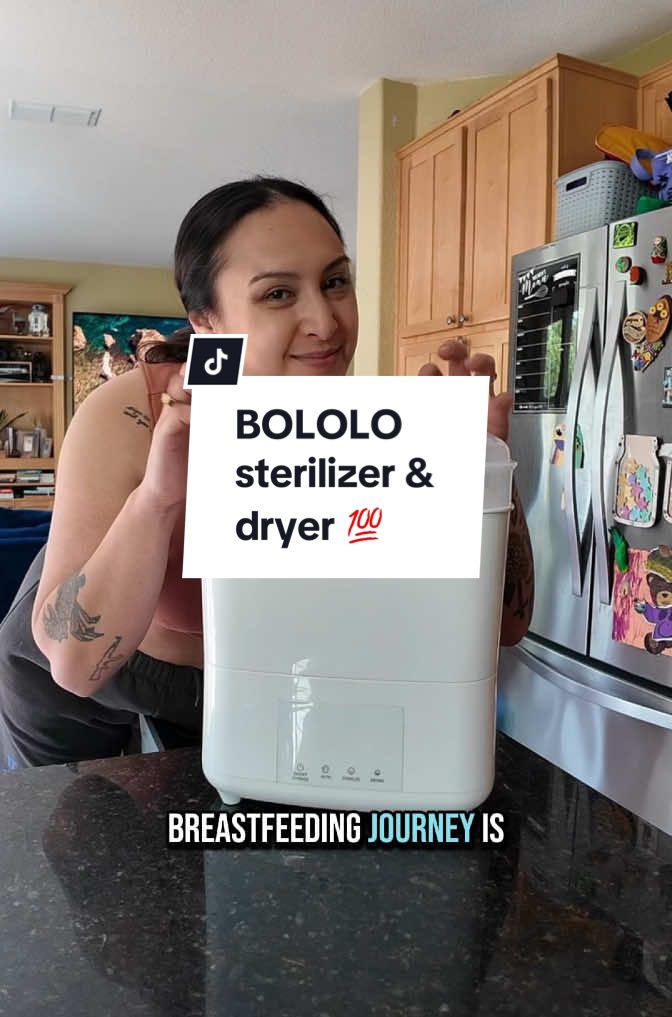 Ya girl is DONE sterilizing bottles by hand 🤚 thanks to the #bololobottlesterilizeranddryer #bottlesterilizer #sterilizeranddryer #bolololife @BOLOLO