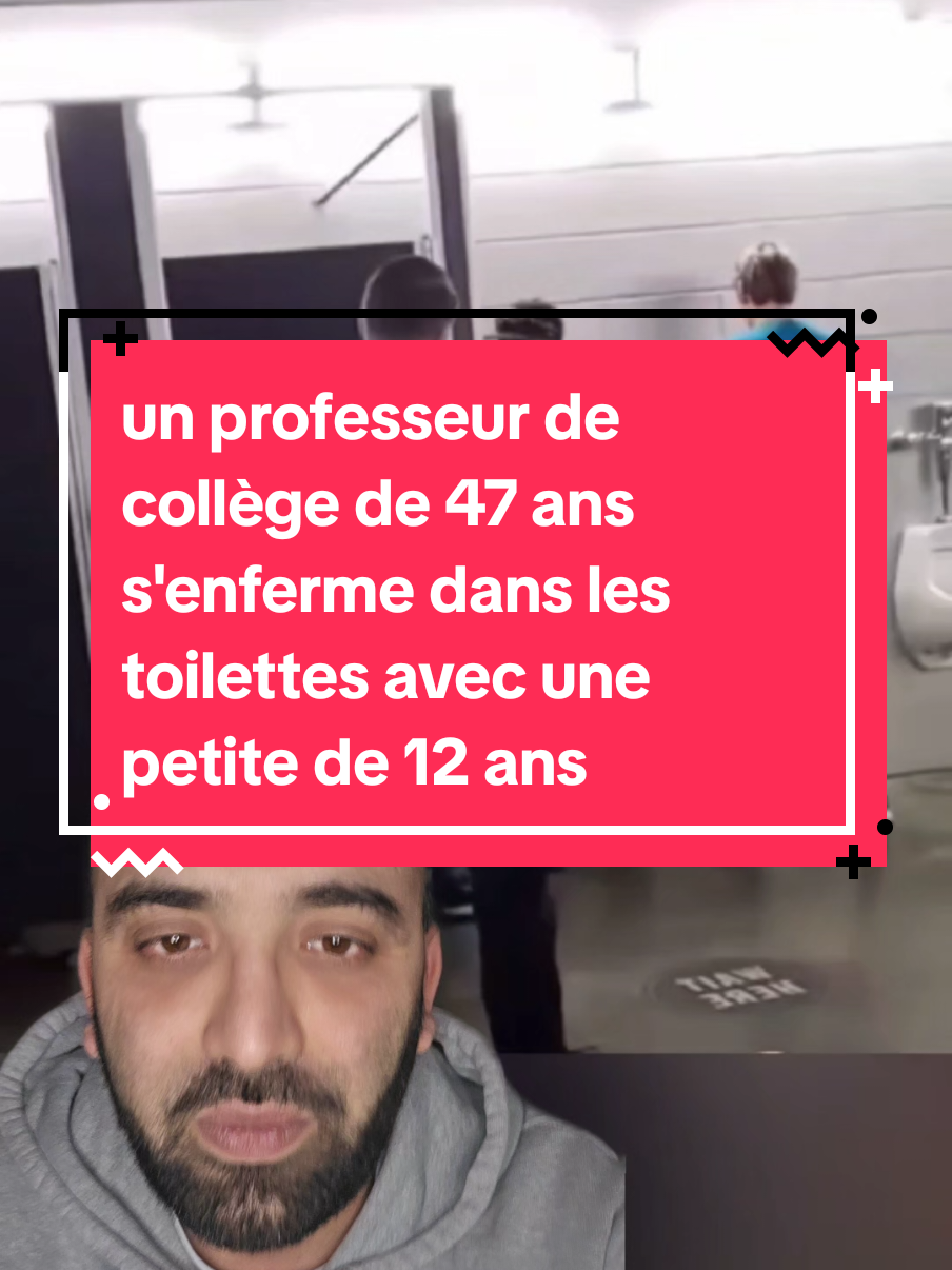 un professeur de collège de 47 ans s'enferme dans les toilettes avec une petite de 12 ans 😱 #ecole #college #professeur #enfant #danger #france #tiktokfrance #pourtoi #devinelapersonne 