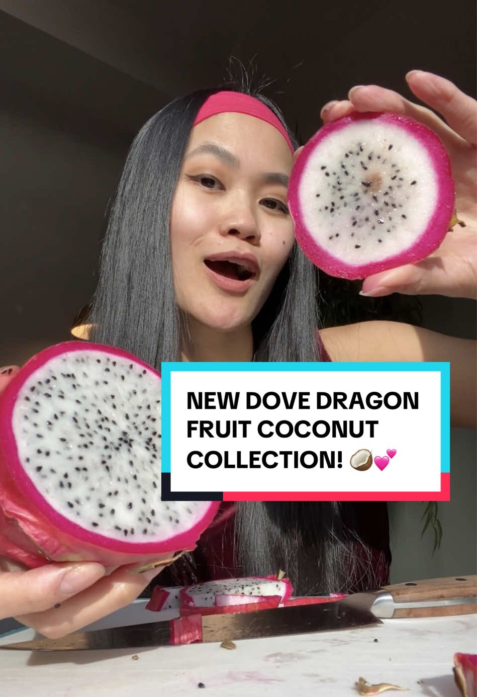 #DovePartner 🥰 24hrs of lotion-soft skin all thanks to the NEW @Dove Beauty & Personal Care Dragon Fruit & Coconut Cream Body Scrub and Body Wash 🥥🩷 cold temps got nothing on this tropical escape! 😌 #DoveDragonfruit #DoveBodyWash #DoveBodyScrub 