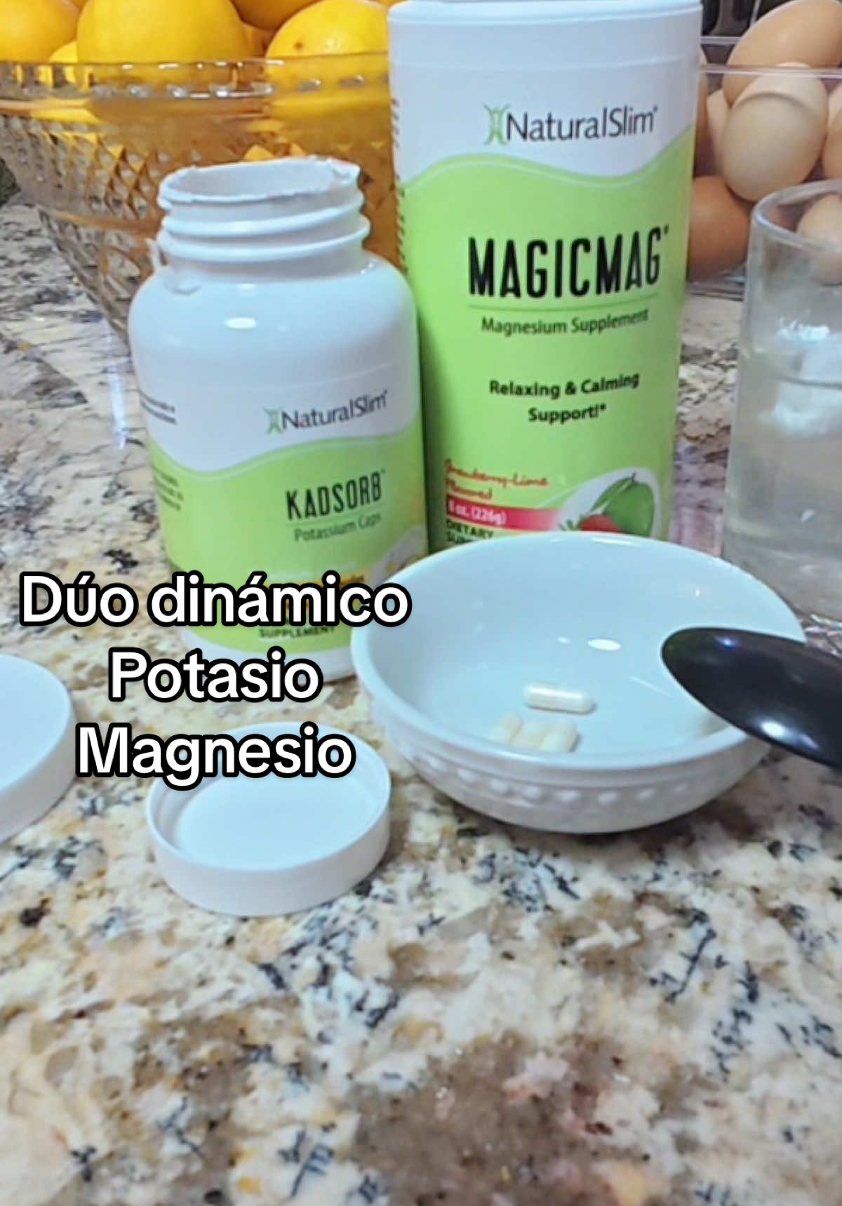 Potasio y Magnesio el dúo Dinámico que el Señor Frank Suárez tanto nos compartió estos minerales van de la mano junto con el sodium tres minerales que trabajan de la mano y si tienes antojitos échale un ojo a esto @NaturalSlimUSA #naturalslimusa #salud #saludbelleza☘️ #minerales☘️ #potasio #magnedio #duodinamico #duodinamicopotasioymagnesio 