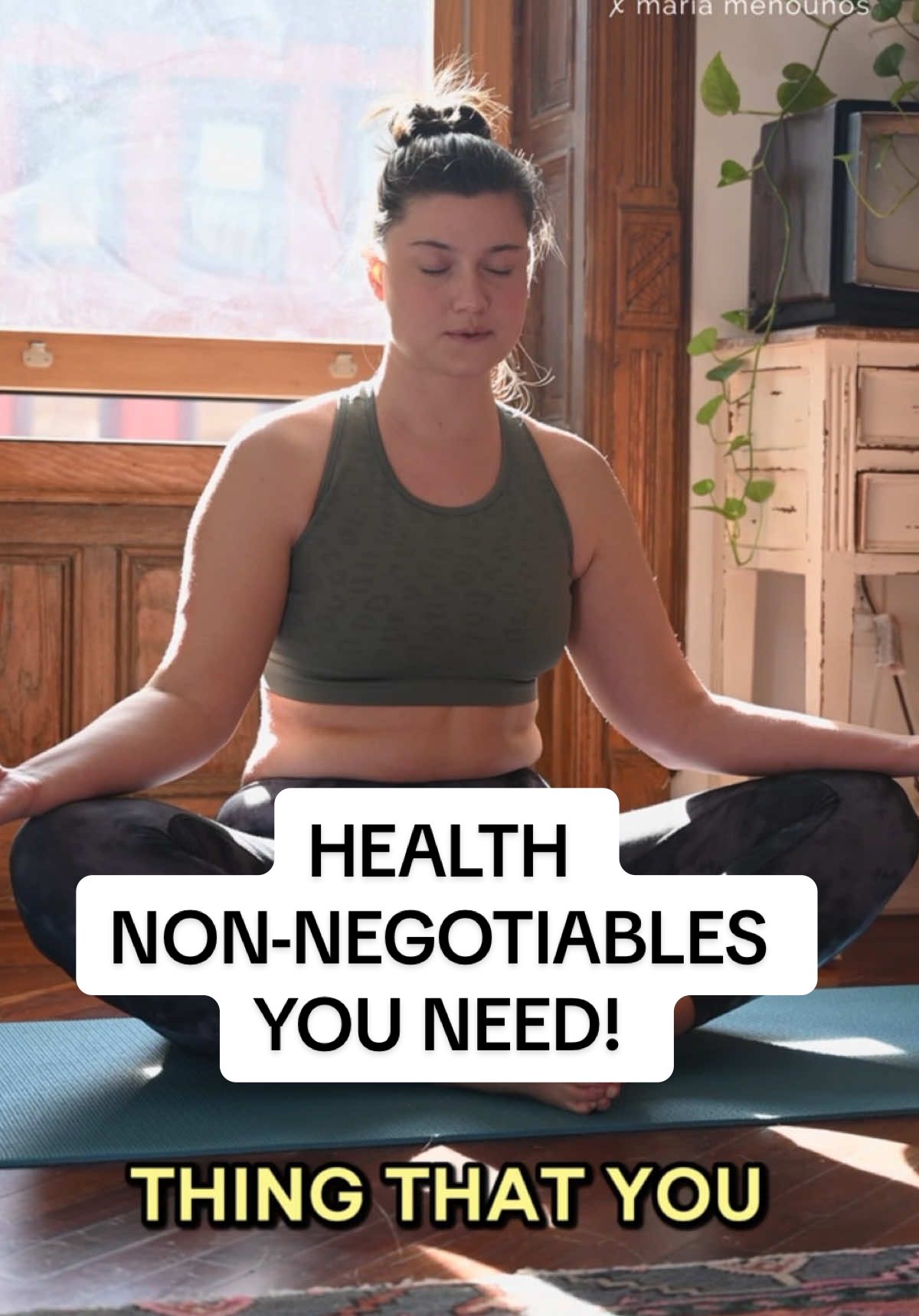 Health Non-Negotiables you NEED! Hey, Heal Squad! When it comes to feeling our best, the little things we do daily make ALL the difference. That’s why this week on the Heal Squad Roundtable, we’re breaking down the health non-negotiables that keep us thriving—mind, body, and soul. From movement and sleep to setting boundaries and prioritizing joy, we’re sharing the simple but powerful habits that have become non-negotiable for us—and why they should be for you too. Because when you take care of yourself FIRST, everything else falls into place. 💛 What’s one health habit you refuse to compromise on? Drop it in the comments! 👇 For more health non-negotiables, tune into the full conversation on Apple Podcasts, Spotify & Patreon! 🍋 @Maria Menounos #HealSquad #HealthNonNegotiables #WellnessHabits #HealthyLiving #SelfCareMatters #MindBodyBalance