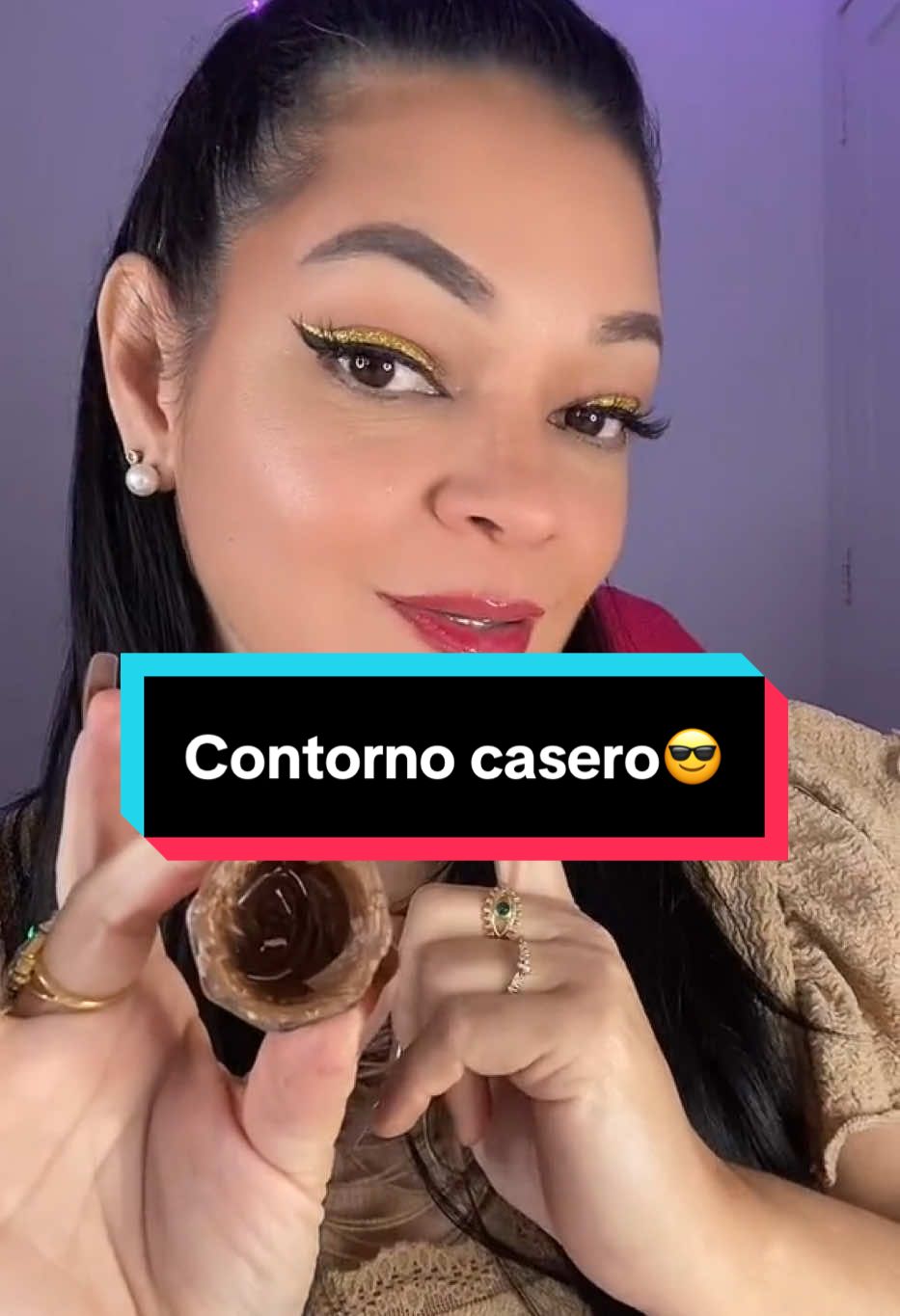 Qué tal este maquillaje casero?😎