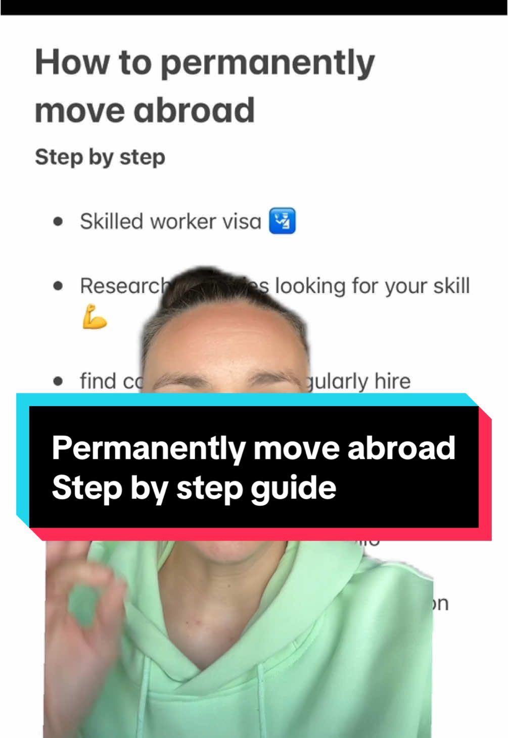 #greenscreen the best way to permanently move abroad. The skilled worker visa is where you should start #howtomoveabroad #movingabroad #visatypes #movingtocanada #skilledworker #visa #internationaljobs #internationaljobhunt #jobhunting #howtomove #movingtoeurope #americanlivingabroad #travel #lifeadventures #adventure #go #informational #educational #alert 