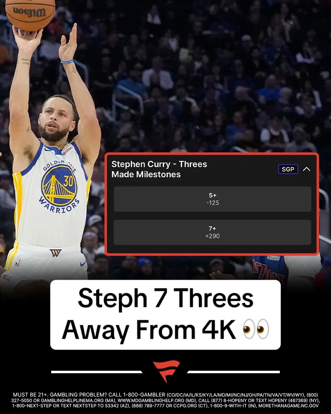 Can he do it? #stephcurry #steph #stephencurry #curry #stephencurry30 #4000 #warriors #goldenstatewarriors #gswarriors #warriorsbasketball #nbatrending #nbabets #nbabetting #nbapicks #nbaprops #nbastats 