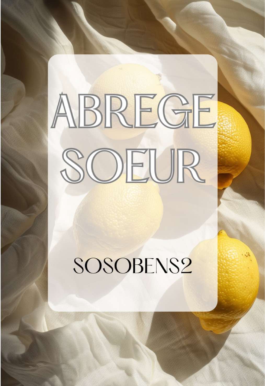 #abrege #abregesoeur #pourtoi 