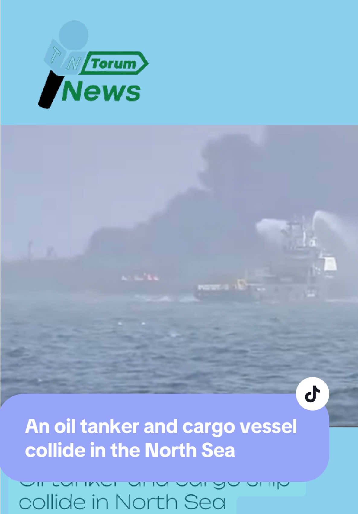 An oil tanker and cargo ship have collided in the North Sea off the coast of Lincolnshire. There have been 38 casualties and one crew member is still missing. Jet fuel has been released into the North Sea after an oil tanker and cargo ship collided off the East Yorkshire Coast. After locating the source of the spill A specialist team will use a variety of methods to stop the fuel from spreading.  The Solong vessel was carrying 15 containers of sodium cyanide and Stena Immaculate which was carrying A-1 jet fuel.  #fyp #news #northcoast #Hull 