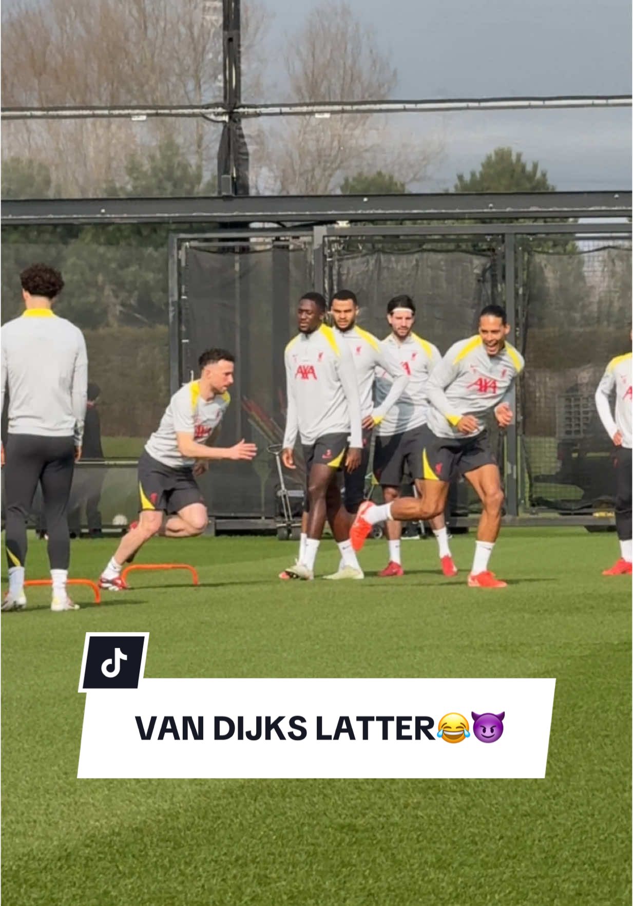 Virgil van Dijks latter her😈😂 #virgil #van #dijk #lfc #liverpool #training #ucl #cl #psg 