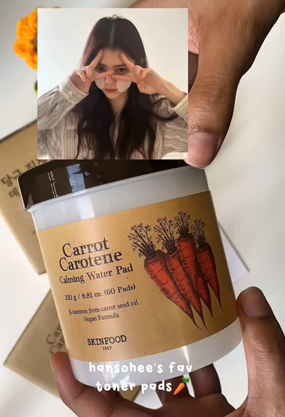 Resfresh and hydrate with Skinfood's carrot carrotene calming water pad and carrot carrotene daily mask!🥕🐰🧡 Get yours now at @YesStyle! Use my code MYSHA25 for  $$ off✨ @skinfood_global @skinfood__influencers  #skinfoodxyesstyle #skinfood #skinfoodtonerpad #skinfooddailymask #koreanskincare #skincare #kbeauty #kbeautyskincare #amazonfinds#skincarereview #yesstyleinfluencer #skincaretiktok #fyp #fypage #explore #skincareroutine #fypシ゚ 