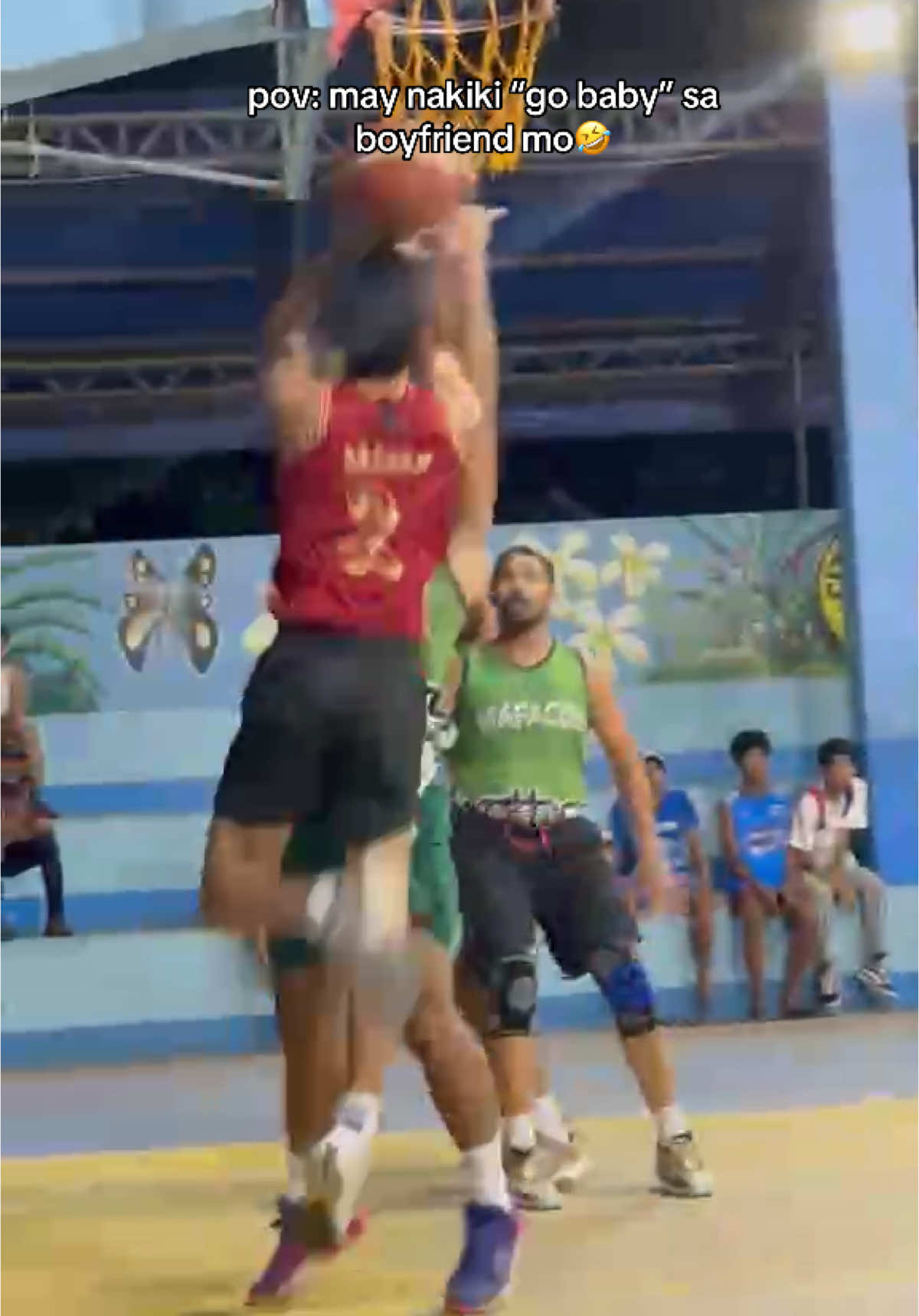 Shudi mag apil2 cheer sakong bayukems ha😏🤪 eme HAHAH @jooppaan nice ka love! ❤️ #fyp #foryou #basketball 