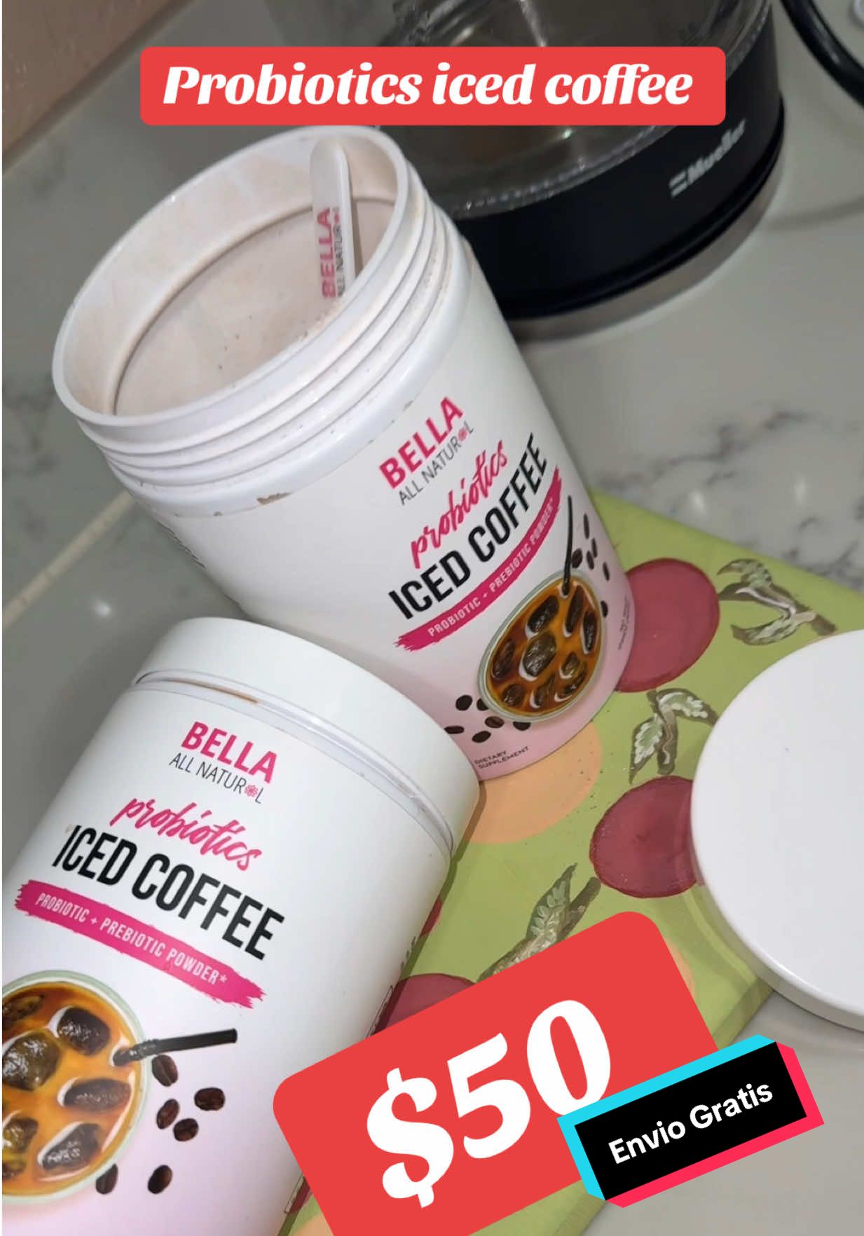 #probiotics #icedcoffee #coffee #cafe #bellaallnatural 