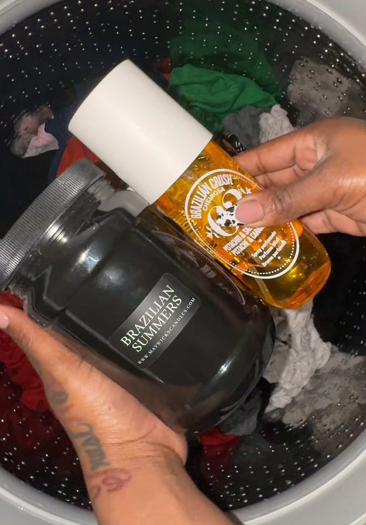 When I say it literally smells JUST like the 62 from sol de janerio I mean IDENTICAL!😩For half the price of a full size bottle at that!! And the smells last sooo much longer than the body spray!!! I still smell it on my clothes days after ☀️⛱️🌊🌺#smellgood #perfumetiktok #CleanTok #luxurylaundrydetergent #clean 