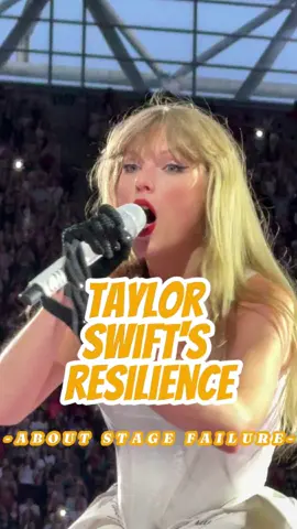 How Does Taylor Swift Handle Stage Malfunctions Like a Pro?#taylorswift #celebrity 