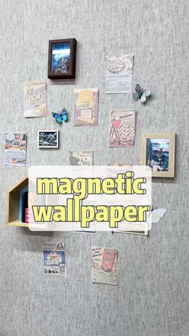 Magnetic wallpaper #magnet #magnetic #wallpaper #DIY #homedecor #newtrend 