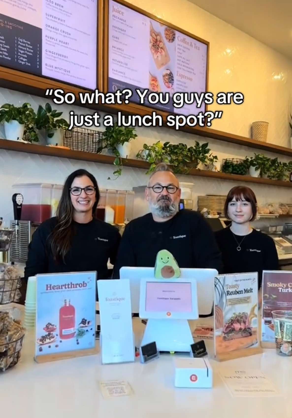 Toastique is more than “just a lunch spot”—it’s a part of people’s lives🤍  📲 Follow us, stop by, and receive a FREE 16oz cold pressed juice on tap! #SarasotaEats #SarasotaFoodie #SarasotaRestaurants #SarasotaBrunch #SarasotaSmoothies #SarasotaVibes #SarasotaLife #SarasotaFlorida #SarasotaCoffee #SarasotaFood 