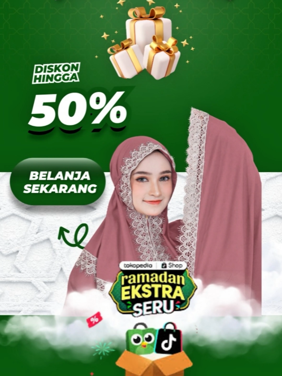Saatnya belanja hampers Lebaran yang gak bikin kantong kering! Ramadan berkah, Lebaran ceria. #BelanjaHemat #ramadanekstraseru 