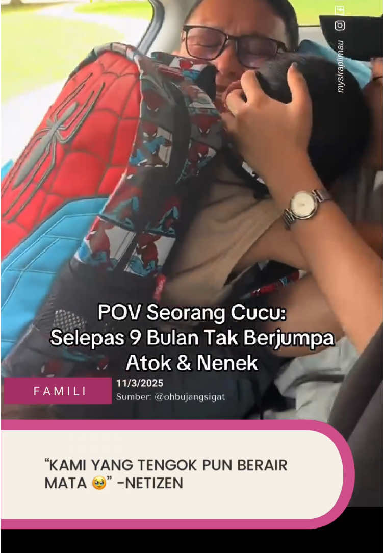 Cucu yang jumpa sebulan atau seminggu sekali pun dah cepat rindu, apatah lagi 9 bulan tak jumpa betul tak? 🥹💖  #siraplimau #fyp #fypage #fyppppppppppppppppppppppp #fypシ゚ #fypシ゚ #fypp #malaysia 