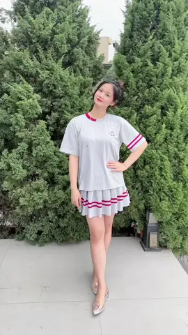 Set váy nữ chăn váy tenis #vaynuxinh #setvaynu #hottrend 