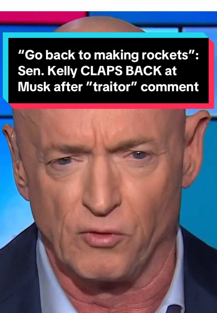 Rachel Maddow on @The Rachel Maddow Show asks Sen. Mark Kelly if he has a response to Elon Musk after the tech billionaire called him a “traitor” over Kelly’s social media posts in support of Ukraine. “I think Elon needs to, you know, go back to making rockets... He shouldn’t be focused on this slash and burn of the federal government,” Kelly says. #musk #politics #ukraine 