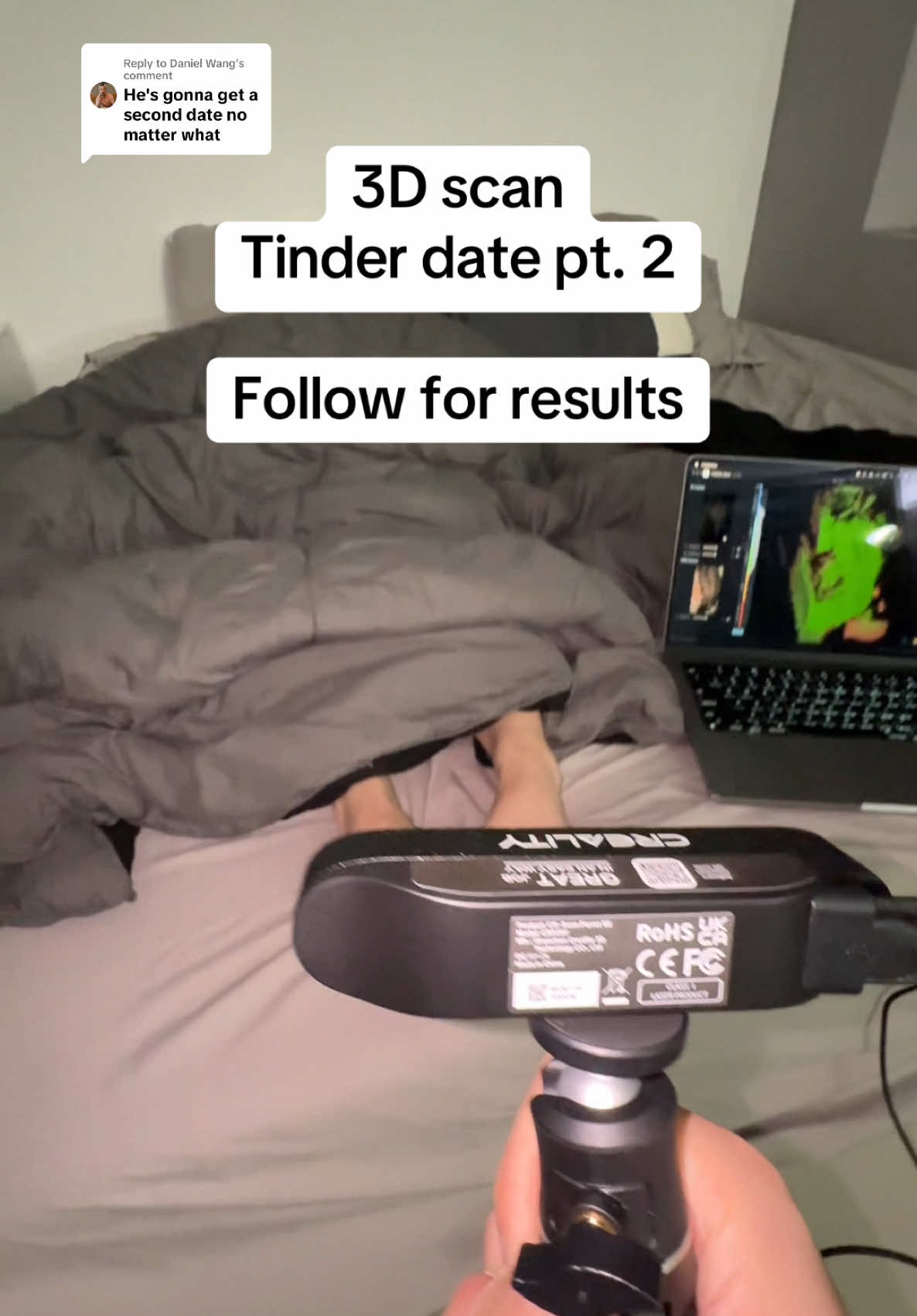 Replying to @Daniel Wang best purchase I’ve made in 2025 is this Creality ferret 3D scanner #funnyskit #3dphotography 