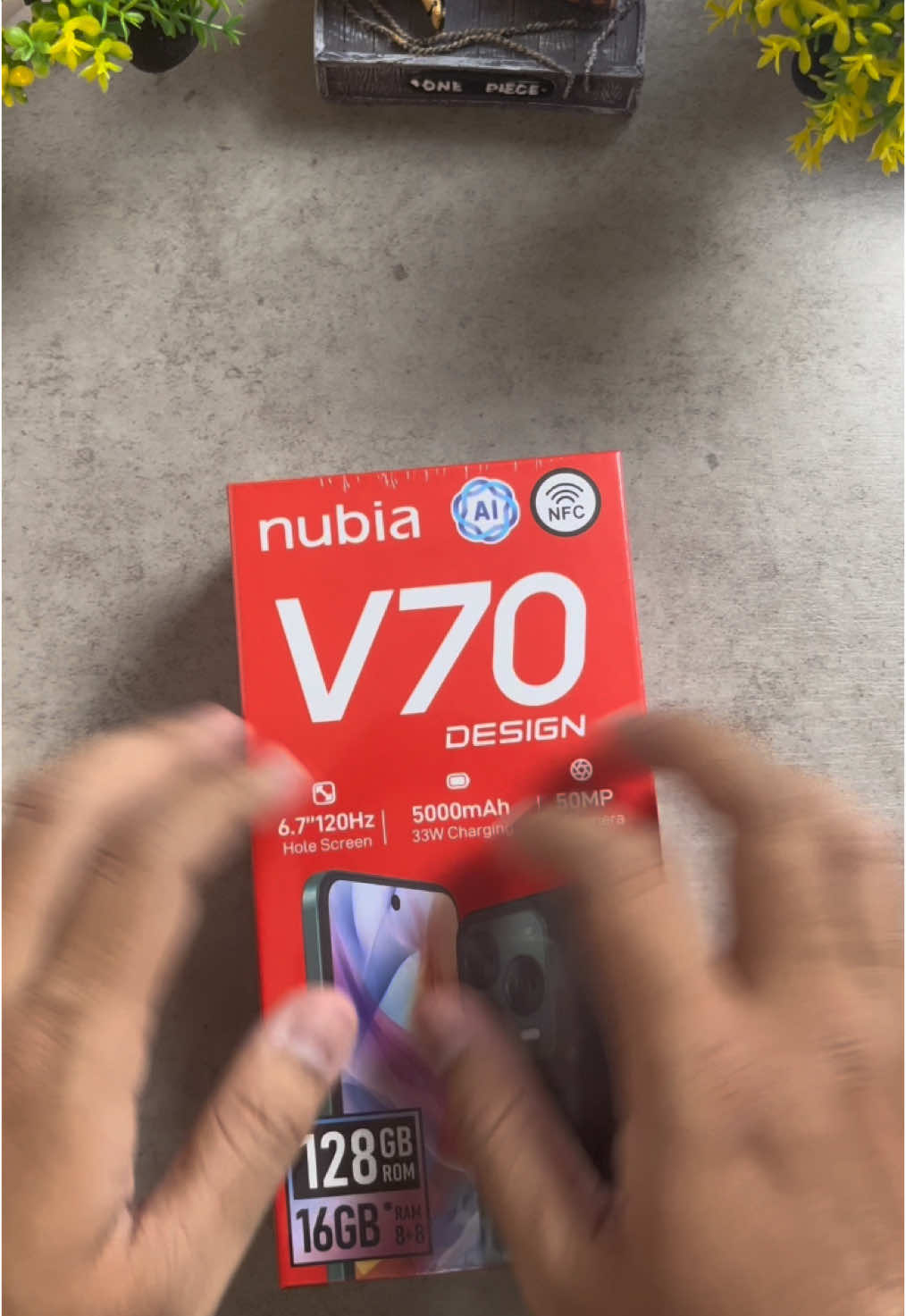 Designnya sih cakep, tapi… #unboxing #asmr #zte #nubia #v70 #evogad 