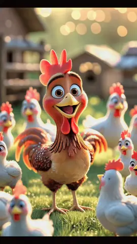 Ayam Jago#fypシ゚ #tiktok #kartun #hewanlucu #kartunlucu #trending #ayam #ai 