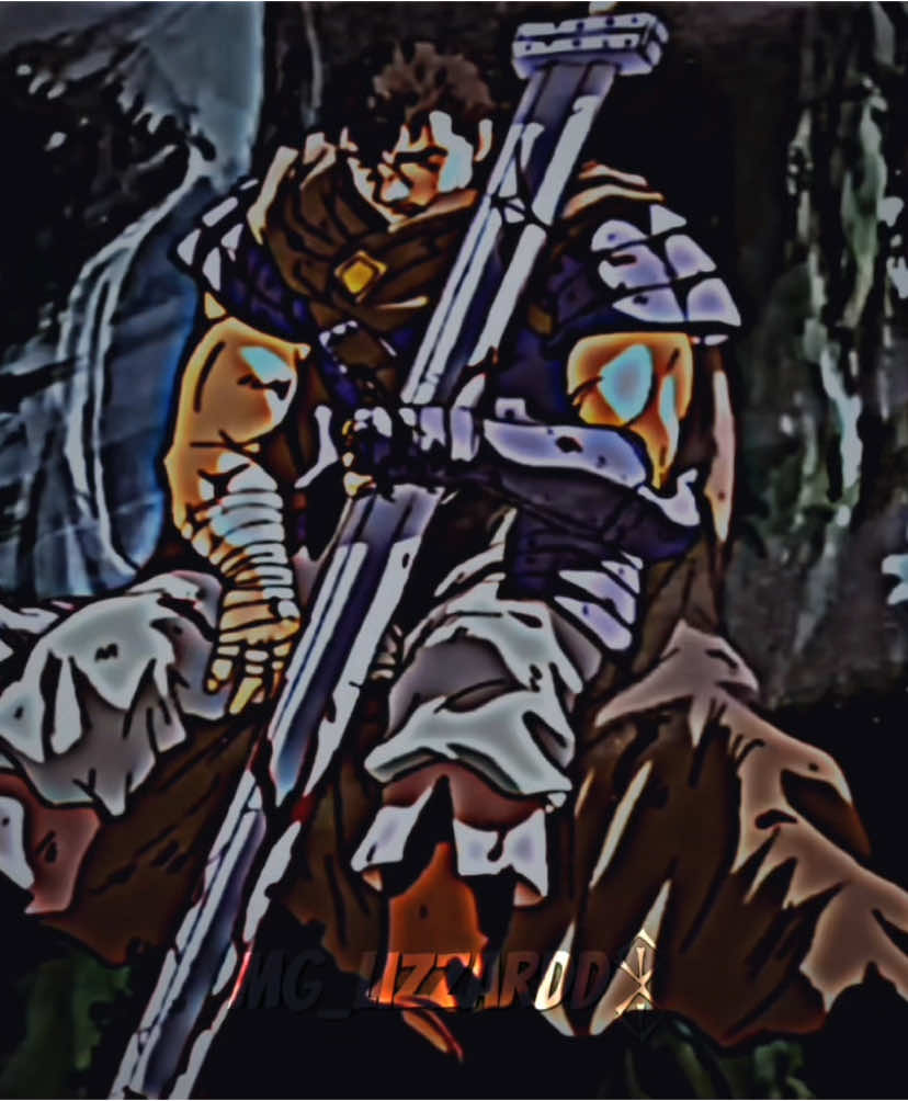 100 Man Slayer🐐 #guts #berserk #anime #edit #real 