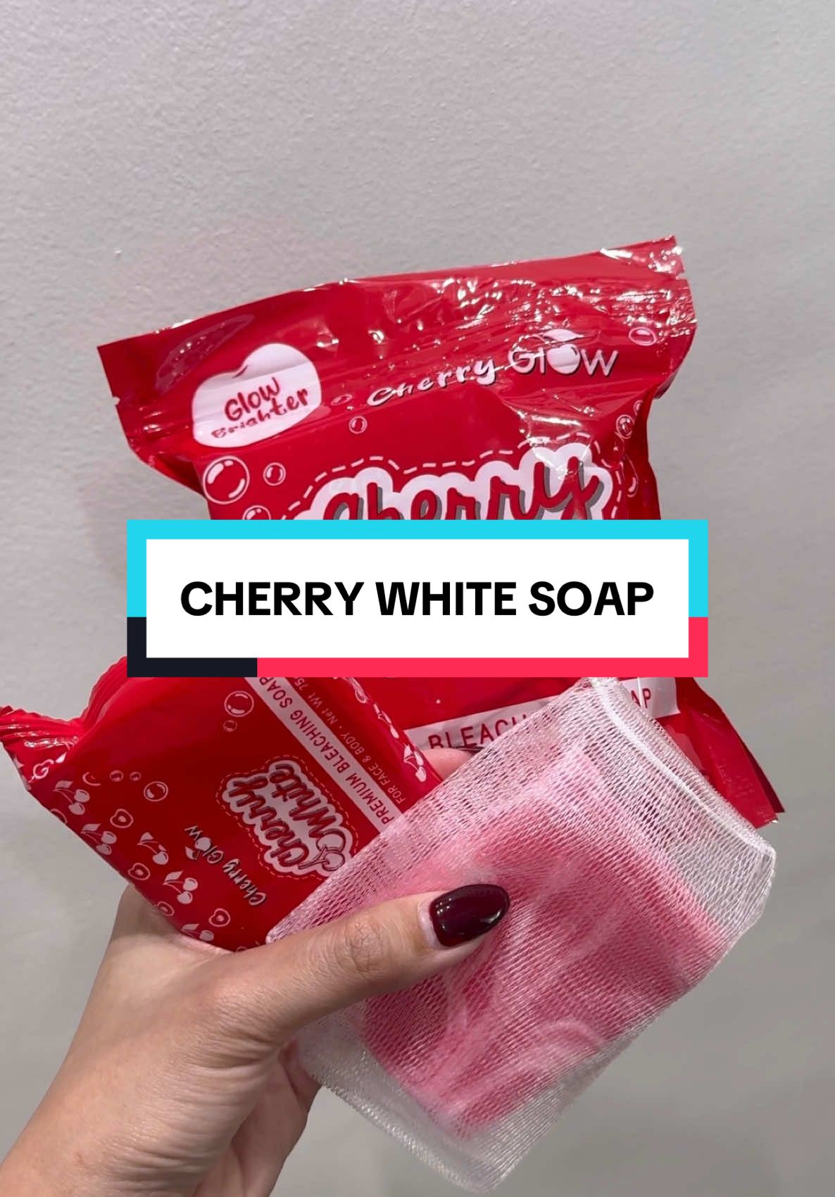 5pcs soap + may mesh net kapa! Maganda na sulit pa! 🍒 #soap #cherrywhite #cherryglow 