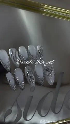 Loved this set almost as much as The Weekends new album 🪐✨🎧 • • • #pressons #pressonnailsbusiness #pressonnails #nailsofinstagram #nailartist #handpaintednailart #nailinspo #nailideas #nailart #nailtrends #naildesigns #nailsnailsnails #gelx  #gelxnailstutorial #gelxnails #gelxnailinspo #explorepage #pressonnailtutorial 