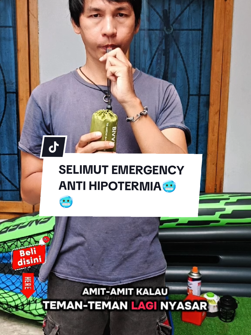 Rekomendasi Selimut emergency anti hipotermia, waterproof untuk camping #selimutemergency #emergencythermal #selimuthipotermia #hipotermia #selimutantihipotermia #emergencyblanket #emergencybivvy #emergencybivvythermal 