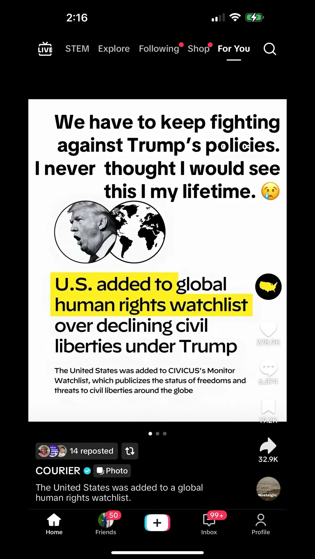 Wake up people!!! #FYP#FDT#democratsoftiktoc#voteblue