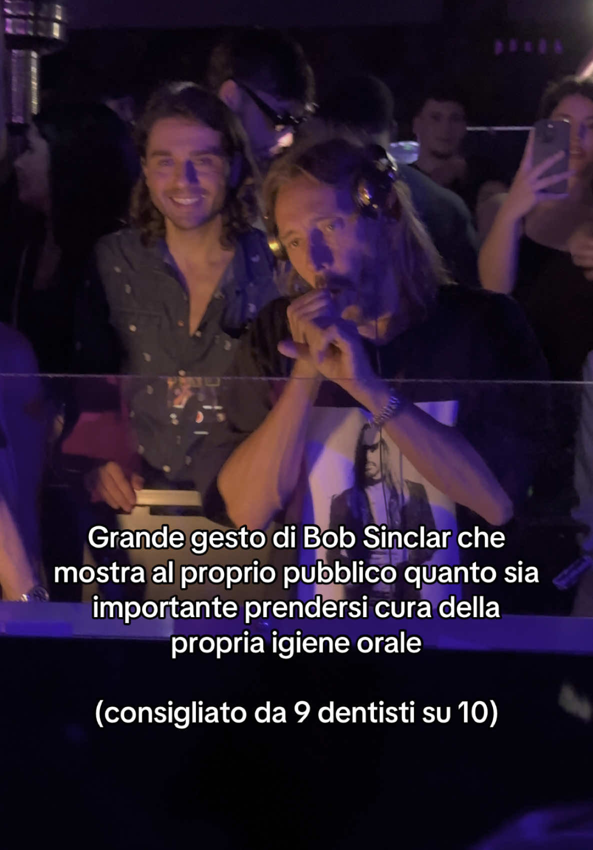 Bob Sinclar igienista dentale 🪥🪥🦷🦷 #fyp #tik_tok #viral_video #milano #milan #party #disco @Bob Sinclar 