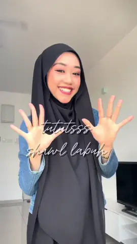 tututsss tudung labuh tutup leher here !! 🫰🏻🌷  #fyシ #tutorials #tudunglabuh #tutorialshawl #jbstyle #fypシ゚viral #fyp 