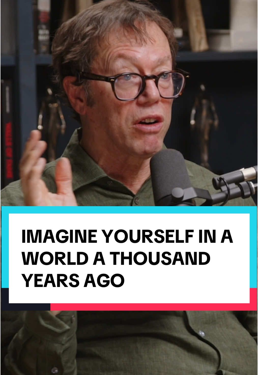 Try this exercise: imagine yourself in a world a thousand years ago. #robertgreene #psychology #fyp #tiktok 