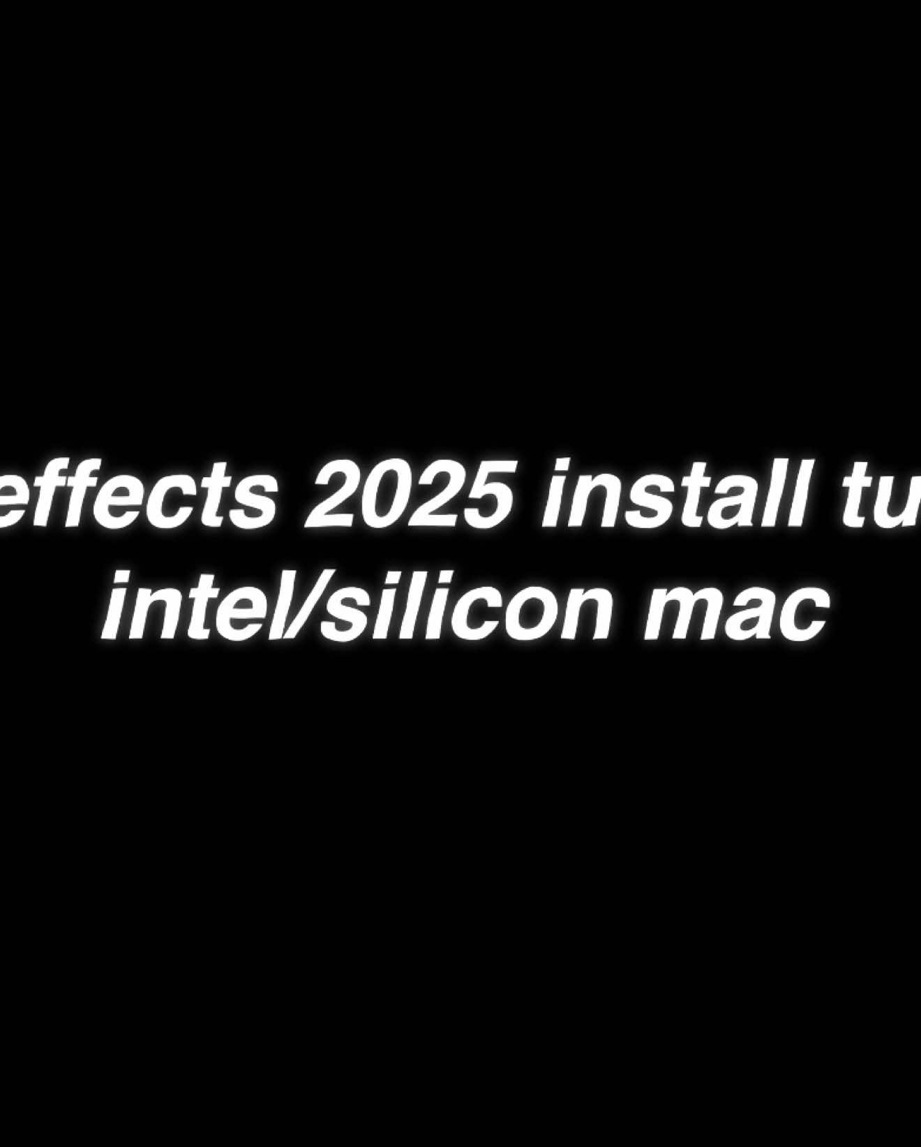 link in comments ask for help in cmnts | ae 2025 on mac #macbook #aftereffects #2025 #ae25 #adobe #uwerenthereireallymissyou #edit #ae #velocityedit #plugins #tutorial 