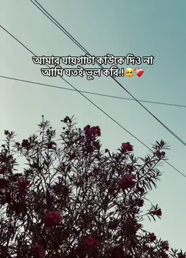 আমার যায়গাটা কাউকে দিও না ; আমি যতই ভুল করি.!🥺❤️‍🩹 