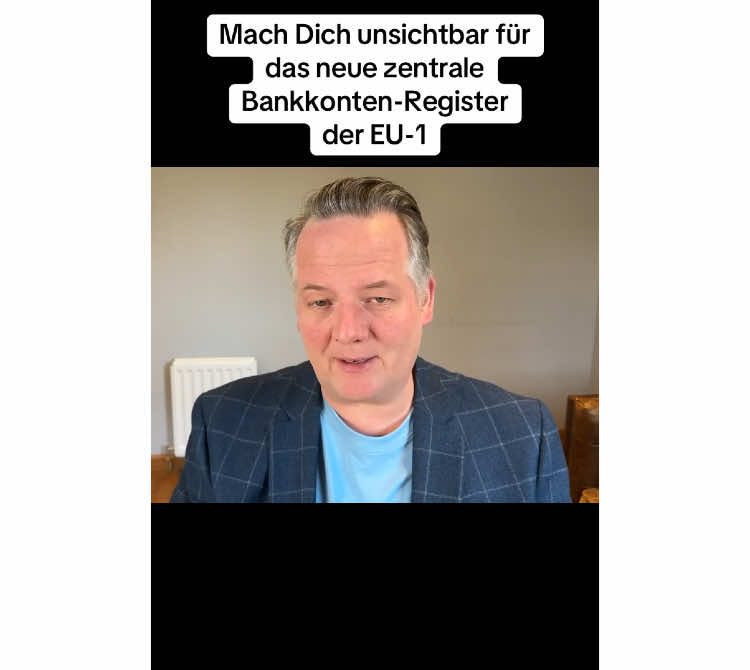 Mach Dich unsichtbar für das neue zentrale Bankkonten-Register der EU-1