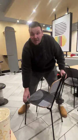 I’m actually dead 💀 🤣 McDonald’s must of been sick of us 🤣🤣 #chairchallenge #chairsong #chairsoundeffect #fyp @KurtisTipping24 