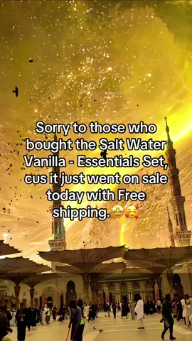 Salt water vanilla essentials Set #saltairbody #essentialsset #bodycareproducts 